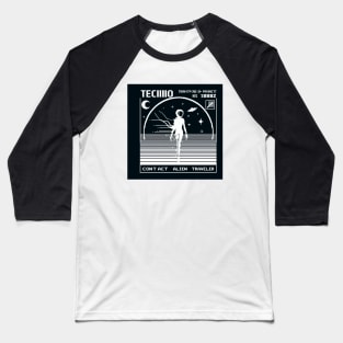 Alien Traveler Contact Baseball T-Shirt